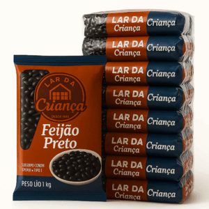 Feijão Preto 1Kg com 10 unidades