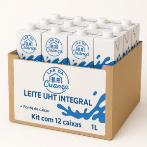 Leite Integral 1 Litro Caixa com 12 Unidades