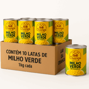 Milho Verde em Conserva 1kg com 10 unidades