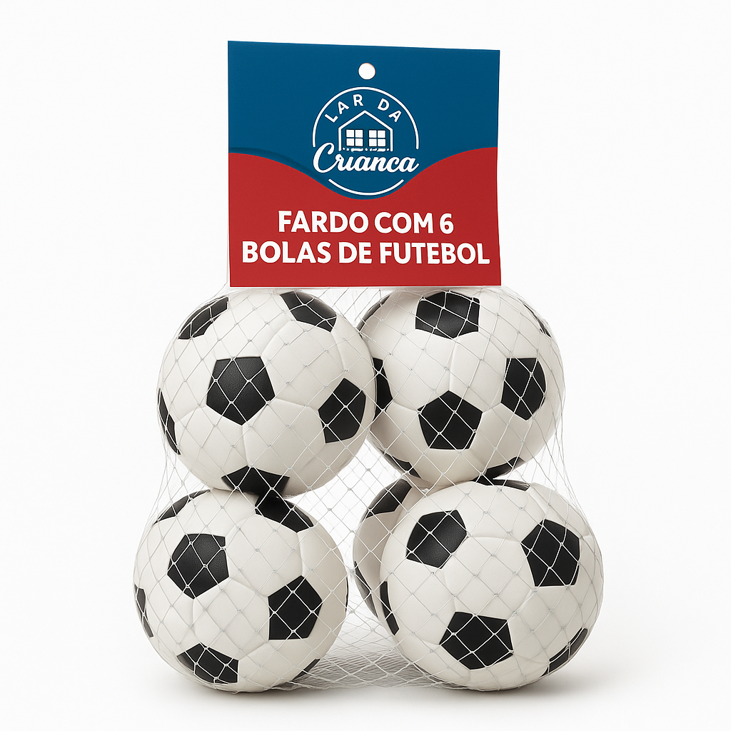 Bolas de Futebol Kit com 6 unidades