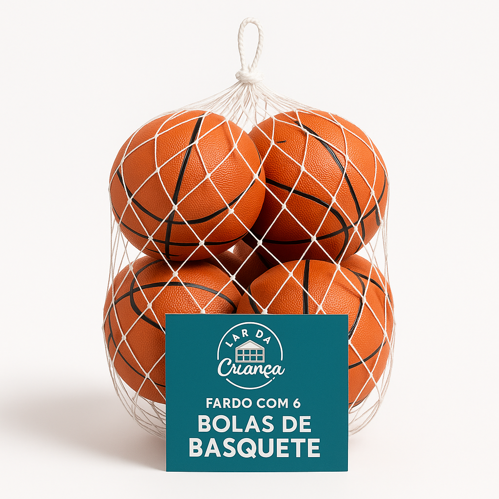 Bolas de Basquete Kit com 6 unidades