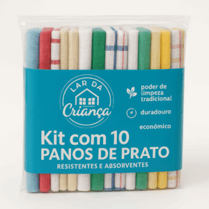 Kit com 10 Panos de Prato