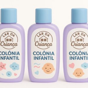 Colônia Infantil Kit com 3 unidades