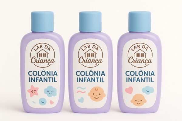 Colônia Infantil Kit com 3 unidades