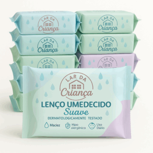 Lenço Umedecido Kit com 10 unidades