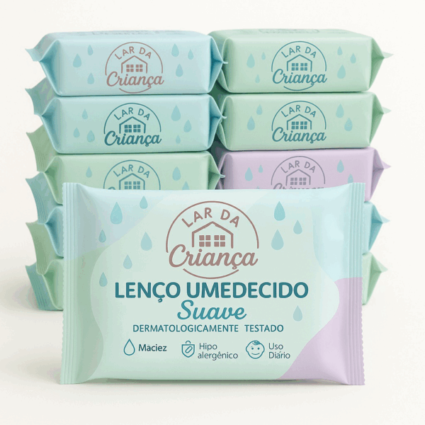 Lenço Umedecido Kit com 10 unidades