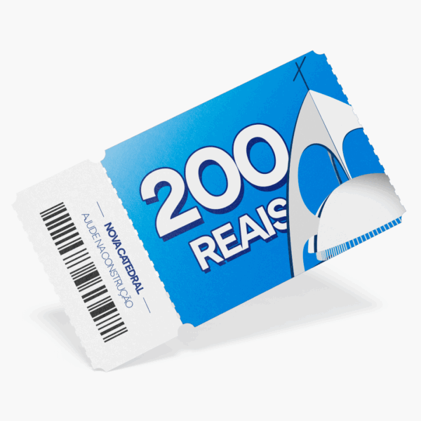 Doação mensal de R$ 200
