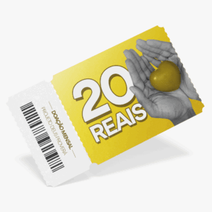 Doação mensal de R$ 20