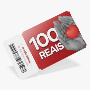 Doação mensal de R$ 100