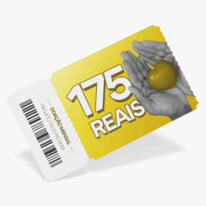 Doação mensal de R$ 175