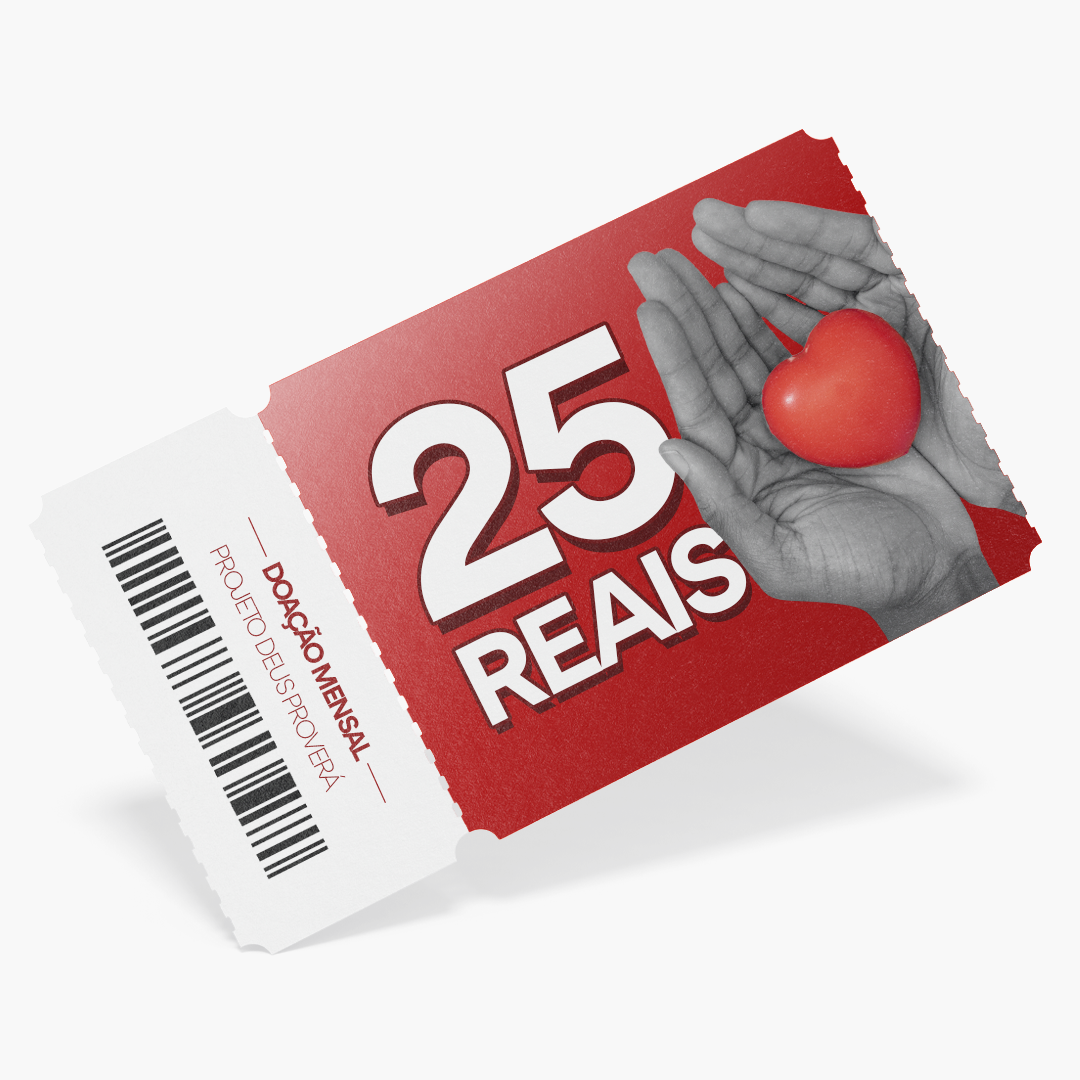Doação mensal de R$ 25