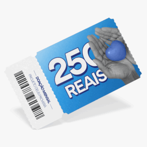 Doação mensal de R$ 250
