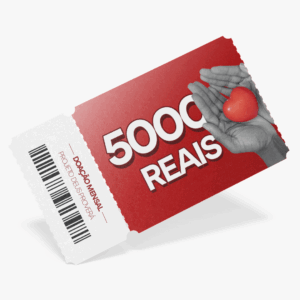 Doação mensal de R$ 5.000